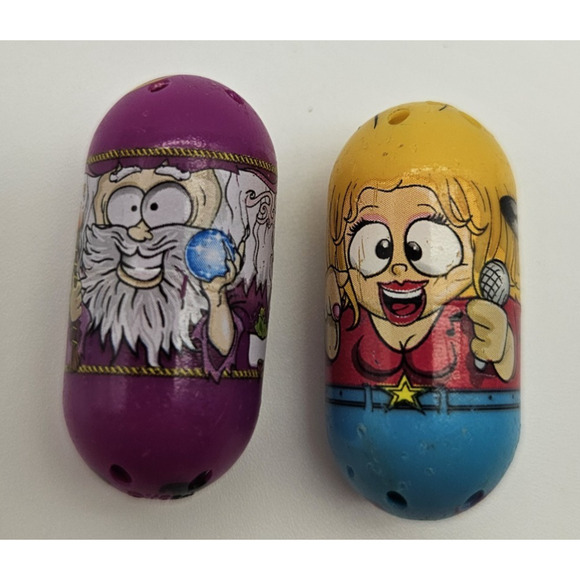 Mighty Beanz LOT OF 14 Frankenstein Unicorn Pirate Monkey Wizard Bear Boxer - Picture 8 of 10